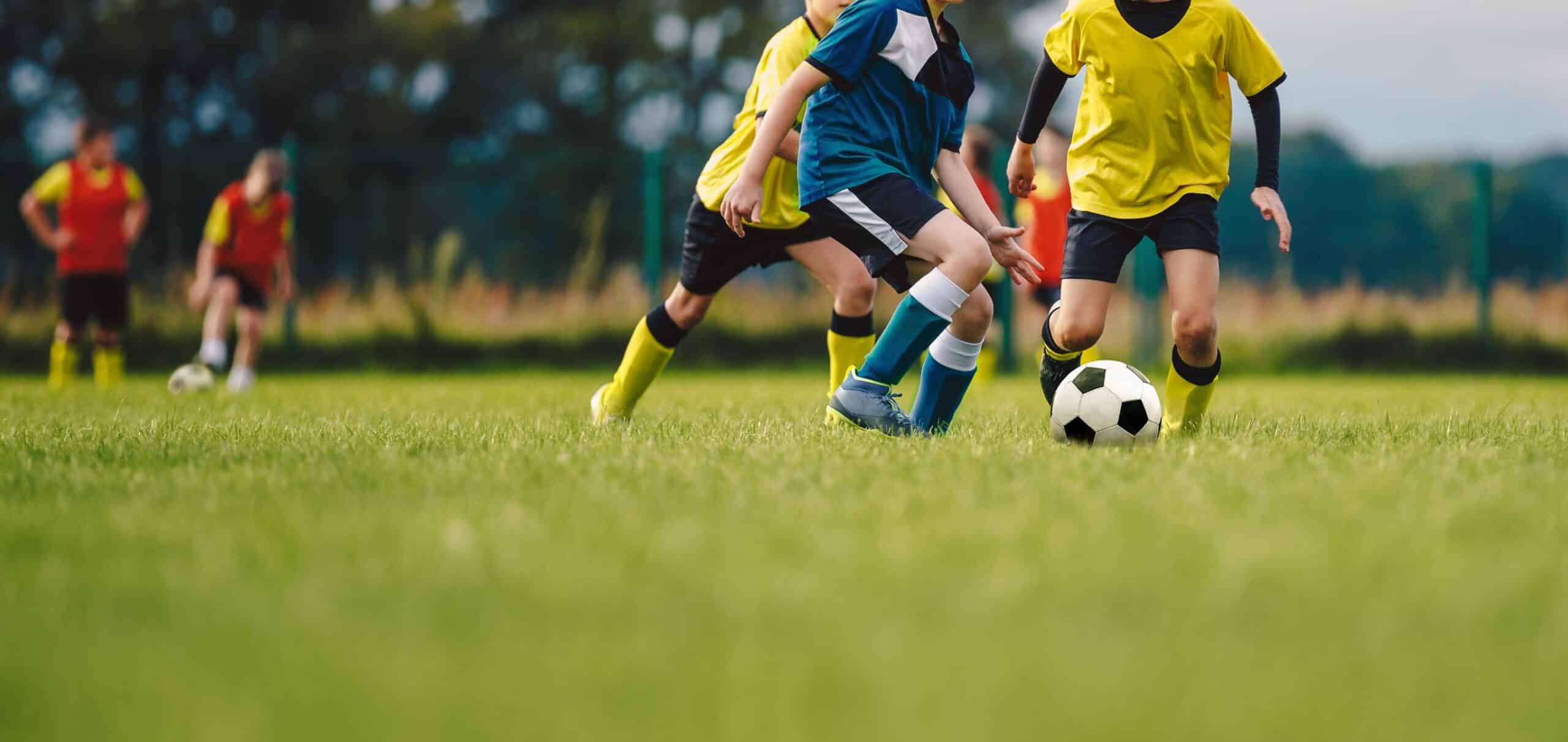 football training on field